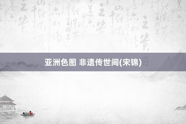 亚洲色图 非遗传世间(宋锦)